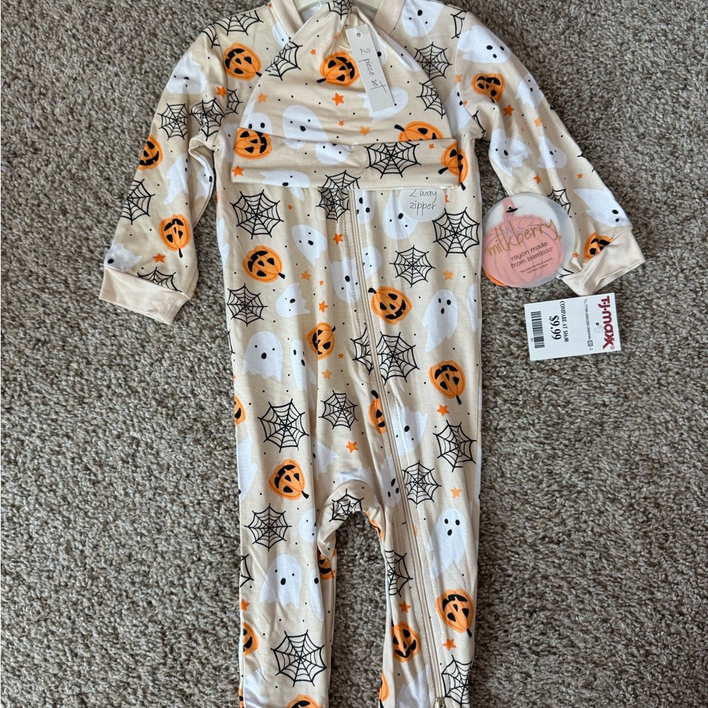 Milkberry Halloween 6-9 Month Pajamas
